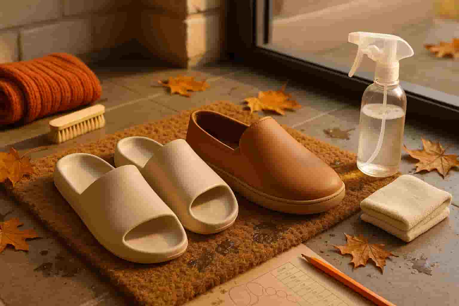 راهنمای تمیزکاری عمیق و لکه‌بری دمپایی‌های EVA